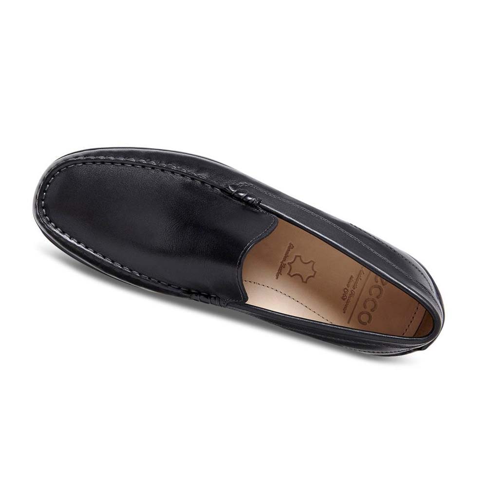 Men's Ecco Classic Moc 2.0 Moccasins Black | Canada 578UZG